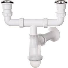 Badezimmer Küche Doppelflasche Abfluss Transparent