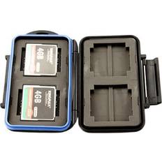 Minneskort fodral JJC minneskort fodral (vattentålig) för CompactFlash eller Memory Stick PRO Duo