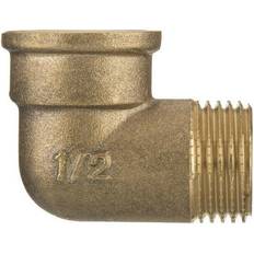 Laiton Tuyaux d'évacuation 1/2' BSP Thread Pipe Connection Elbow Male x Female Screwed Fittings Iron Cast Brass