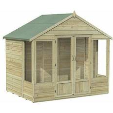 Forest Garden Wood Outhouse Forest Garden Oakley 8'x6' (Building Area )