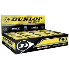 Squash-Bälle Dunlop Pro Squashbälle (Packung mit 12) Schwarz/Gelb/Bunt