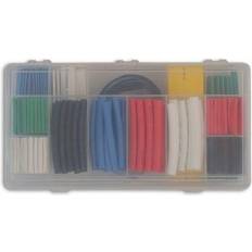 Green Cable Ties Connect Heat Shrink Sleeving Assorted Box of 171