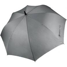 KiMood Unisex Large Plain Golf Umbrella - Grey