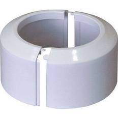 Boden- & Wandhauben Zweiteilige Weiße WC Toilettenrosette 110mm