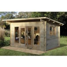 Cabañas Pequeñas Melbury 4.0m 3.0m Log Cabin Pent (Área de construcción )