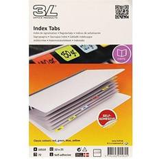 Index tabs 3L Index Tabs Self Adhesive 25mm Assorted