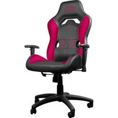 Gaming-Stühle SpeedLink Looter stol, svart gamingstol, konstläder, svart rosa, 64 × 68 × 114–122 cm (B × D × H)