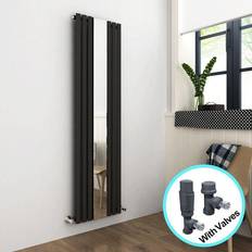 Elegant Vertical Mirror Radiator 1800 500mm Designer Column