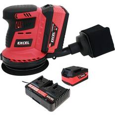 Excel 18V 125mm Rotary Sander with 2