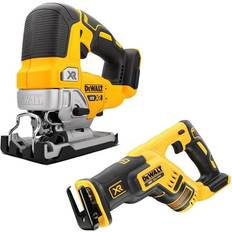 Dewalt DCS334N 18v XR Cordless Brushless Top Handle Jigsaw & DCS367N Recip Saw