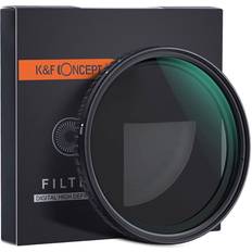 Filtros de lentes de cámara K&amp F Concept 58mm Nano-X Variable Fader NDX, ND8-128