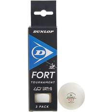 Bordtennis Dunlop 40+Fort Tournament Bordtennisbolde 3-pack