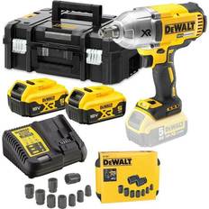 Dewalt dcf899 Dewalt 18v DCF899P2 XR High Torque Impact Wrench 1/2" 2X5ah 9 Piece Socket Set