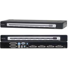 Conmutadores KVM Belkin OmniView PRO3 USB PS2 KVM Switch interruptor KVM Negro