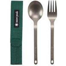 Snow Peak Titanium Fork and Spoon Set