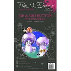 Pink Ink Designs A6 Clear Stamp-Mr. & Mrs. -PI113