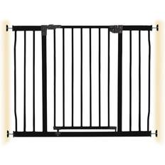 Black Gate DreamBaby Liberty Xtra Wide Hallway Metal Safety Gate (Fits Gap 99-105.5Cms) Black Pressure Mounted