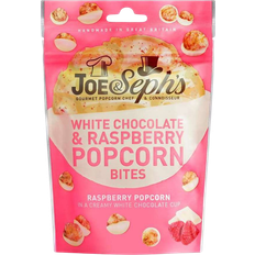 Raspberry Snacks Joe & Seph´s, White Chocolate & Raspberry Popcorn