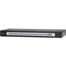 Conmutadores KVM Belkin OmniView PRO3 USB PS2 KVM Switch interruptor KVM Negro