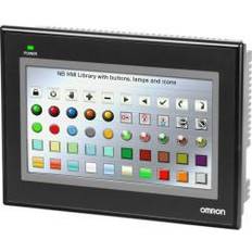 Projektionstücher Omron Touch Screen Hmi, 7 Tommer Wvga (800x480 Pixel) Tft Farve, Ethernet Usb Host Nb7w-tw01b