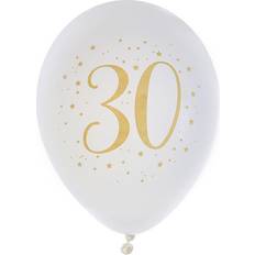 30 års 30 Års Ballonger Stjärnor