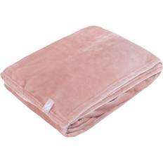 Heat Holders 180 200 Soft Warm 1.7 TOG Luxury Fleece Blankets Pink