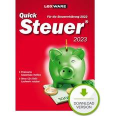 Office Software Lexware Lexware QuickTax 2023 1 bruger Download Win, tysk (06810-2014)