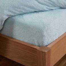 Polyester Draps Brentfords Teddy Fleece Drap Bleu (190x137cm)