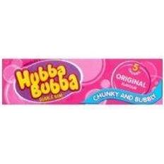 Kaugummis Wrigley's Hubba Bubba Bubble Gum Original Flavour 5 Chunks 35g (20 x 5pk)