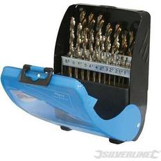 Silverline Cobalt Metal Drill Bit Set x19 (1mm-10mm)