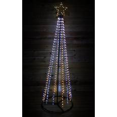 Black Flagpole Lighting 4.5ft 1.4m Premier Christmas Flagpole Lighting