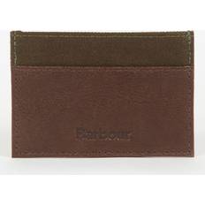 Barbour Padbury Leather and Canvas Card Holder