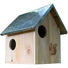 Selections Squirrel Nest Box With Metal Roof