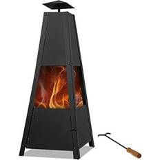 Metall Bålpanner & Utepeiser Deuba Large Fire Pit Chimenea