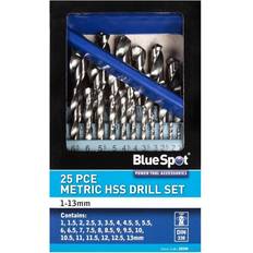 Blue Spot Tools BlueSpot 20350 25 Piece Metric HSS Drill Set (1-13mm)