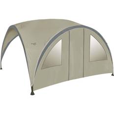 Pareti Laterali del Padiglione Bo-Camp Parete Laterale con Porta e Finestra per Tendone l Beige
