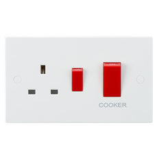 Cookers Knightsbridge 45A DP White