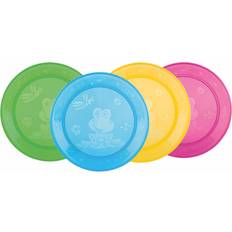 Nuby Colorful Plate 4 piece Set