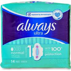 Always 14x Ultra Sanitary Pads Normal with Wings