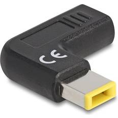 Jackstik adapter DeLock 24 pin USB-C female Strøm DC jackstik ID: 4,5 male