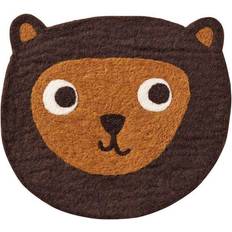 Little bear filtat sittunderlägg Brun