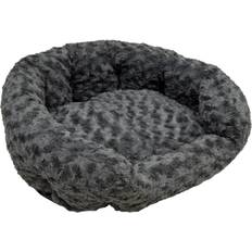 vidaXL Coal Grey, 55x42 Vanilla Pet Basket Coal Cat Bed Puppy Dog Basket Dog