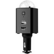 Émetteurs FM Technaxx Disco Mobile Car Charger TX-159 2.1 A 12/24 V 5 V Par USB