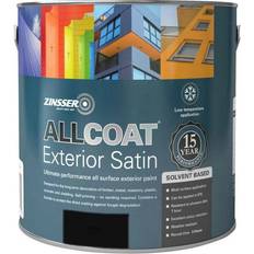 Solvent Zinsser AllCoat Solvent Based Exterior Satin 1 Black