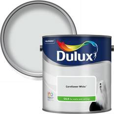 Paint Dulux Cornflower Silk Emulsion Wall Paint White 2.5L