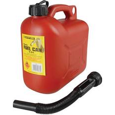 Silver Paint Petrol Can Spout Silver, Red 5L