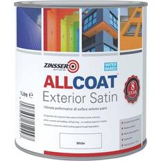 Zinsser Oil Paint Zinsser AllCoat Water Based Exterior Satin 5 White