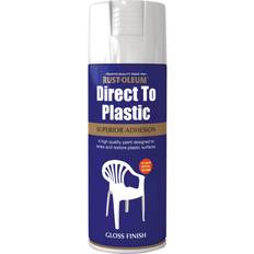 White gloss paint Rust-Oleum AE0030001E8 Direct To Plastic Gloss Spray White 0.4L