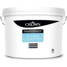 Crown Brilliant 15L Contract Super Covertex Wall Paint White