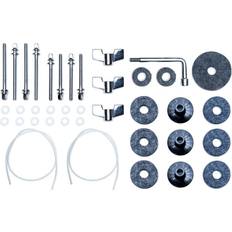 Zildjian ZSK DRUMMER'S SURVIVAL KIT, 6 Feltri e 3 Sedi x Piatti, 2 Feltri x HiHat, 1 Feltro x Base HiHat, 3 Dadi Alette, 8 Tiranti, 12 Rondelle Nylon, Chiavetta x Accordatura, 2 Corse x Cordiera